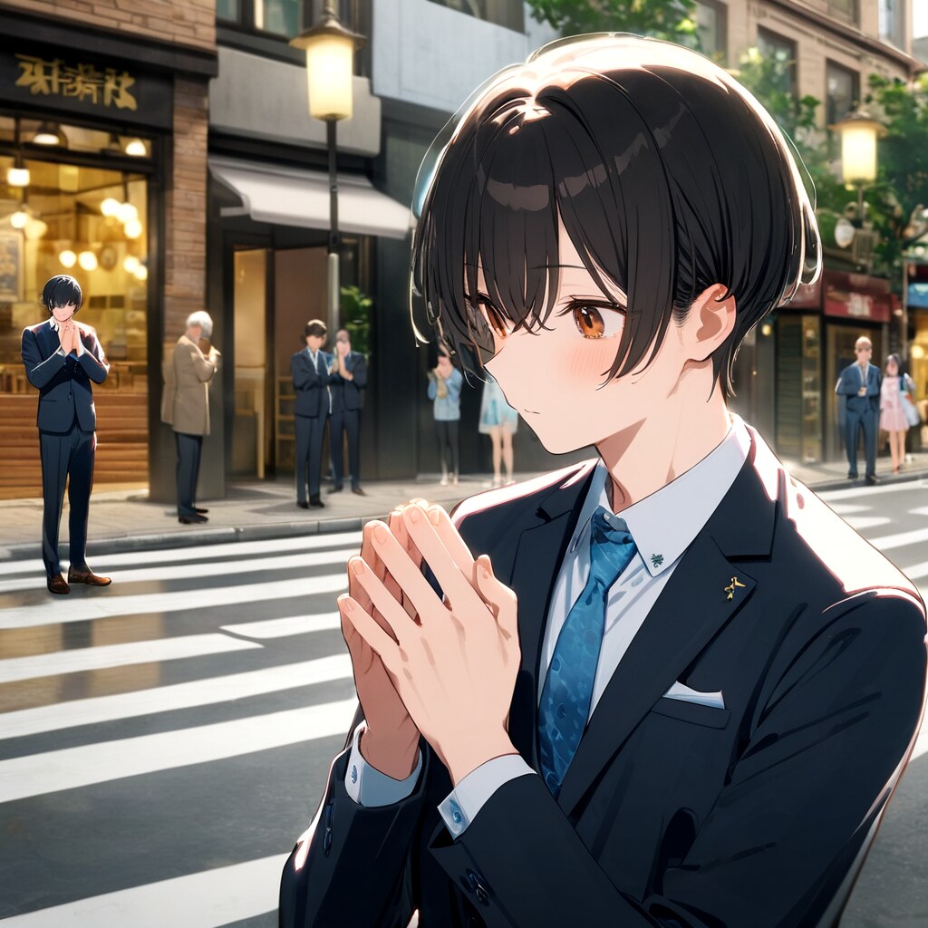 祈りを捧げる | の人気AIイラスト・グラビア