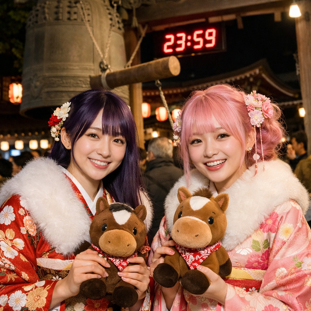 初詣に来た２人