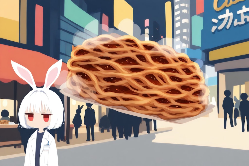 空飛ぶ逆焼きそばパン