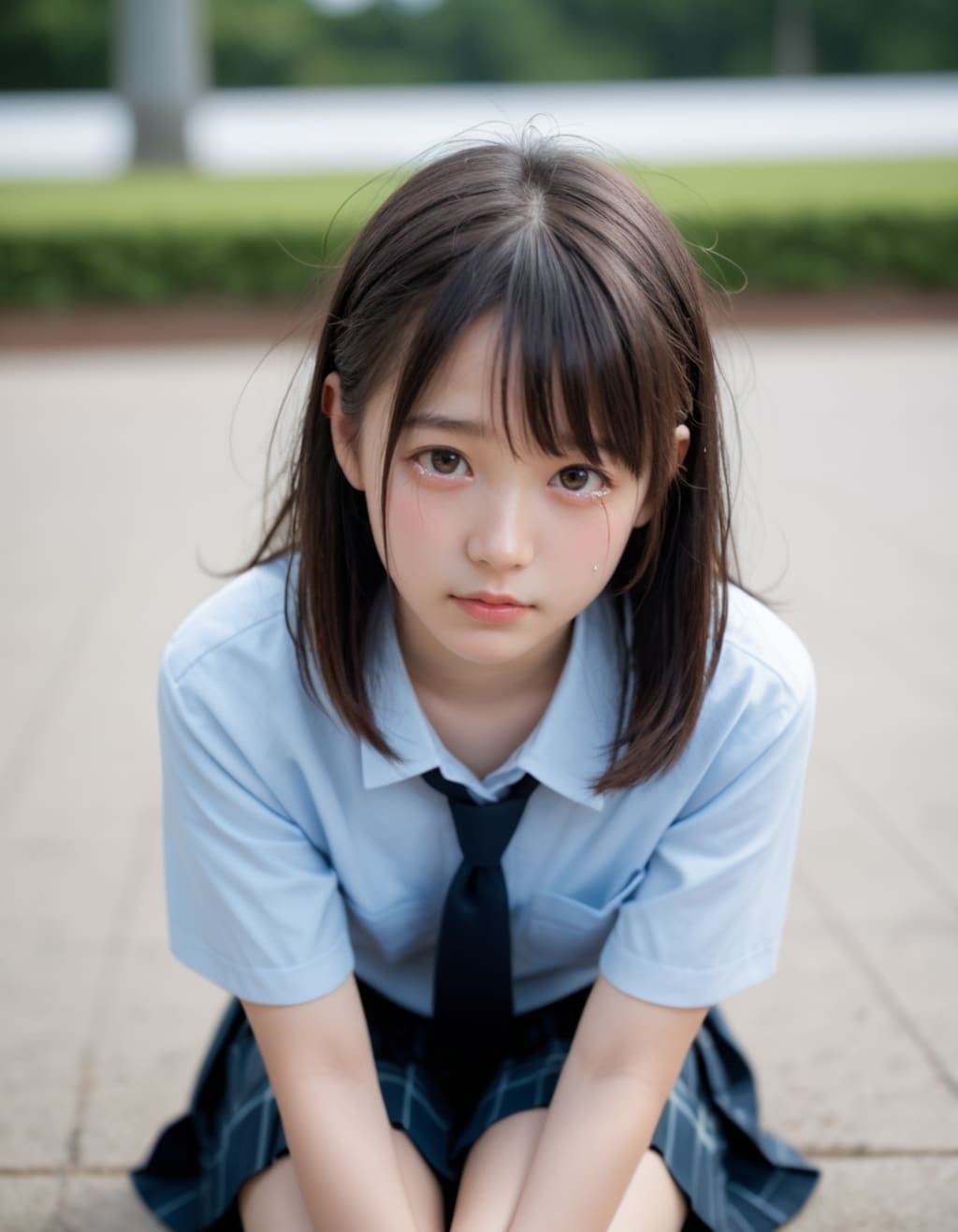 転んだ(泣)