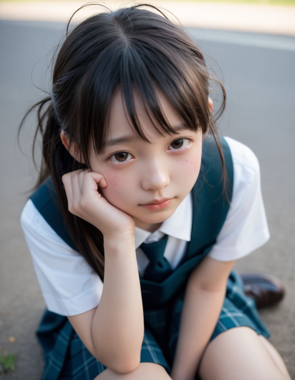 転んだ(泣)