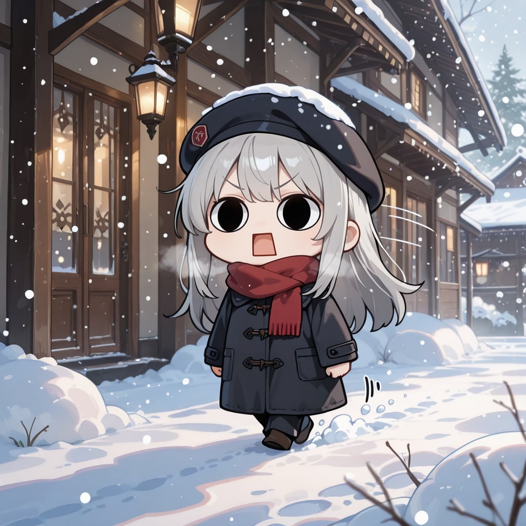 雪とえらいこっちゃ嬢