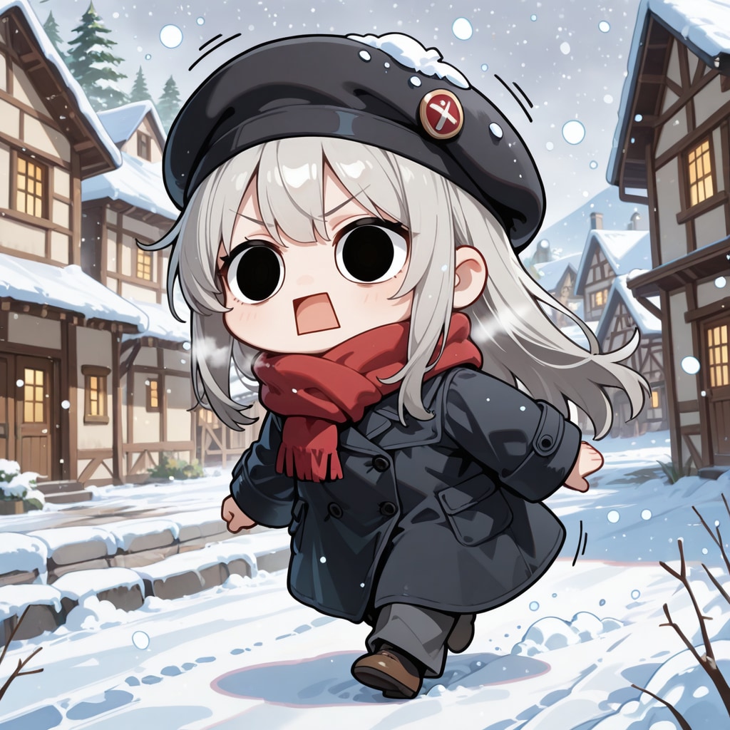 雪とえらいこっちゃ嬢