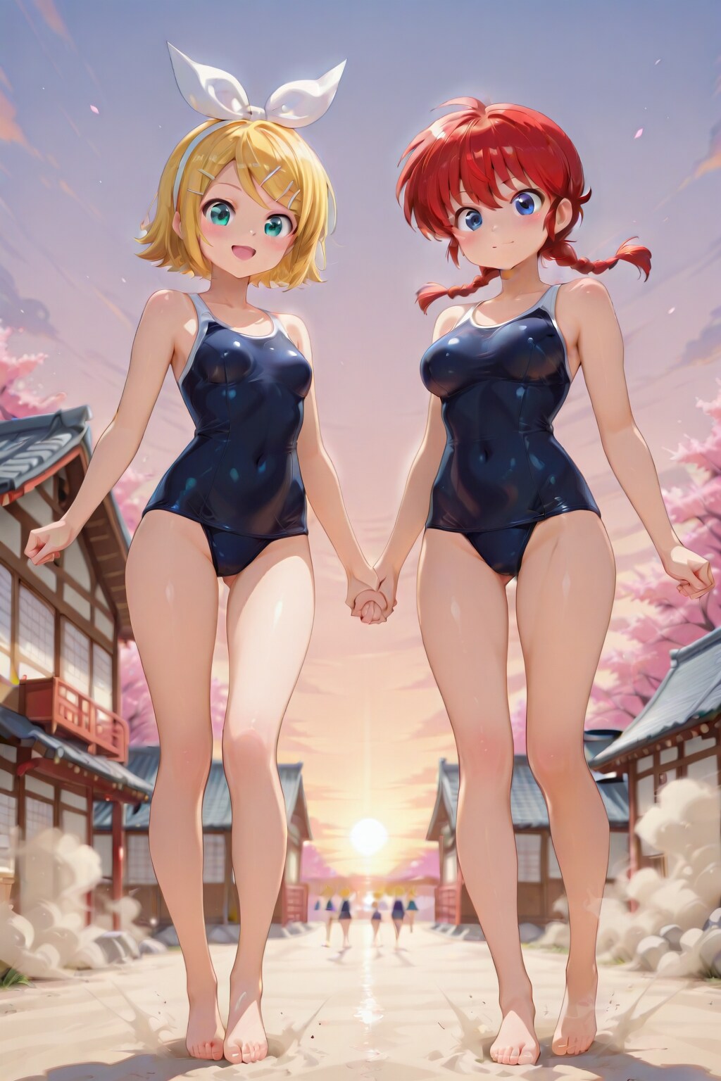 リンちゃん、らんまとスパーリング！2