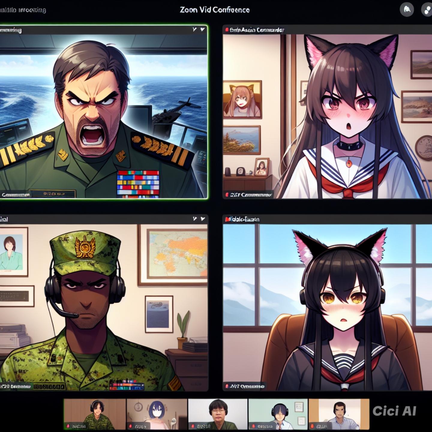 GC 会議 チュール会議 シャイニングな日ですね | の人気AIイラスト・グラビア