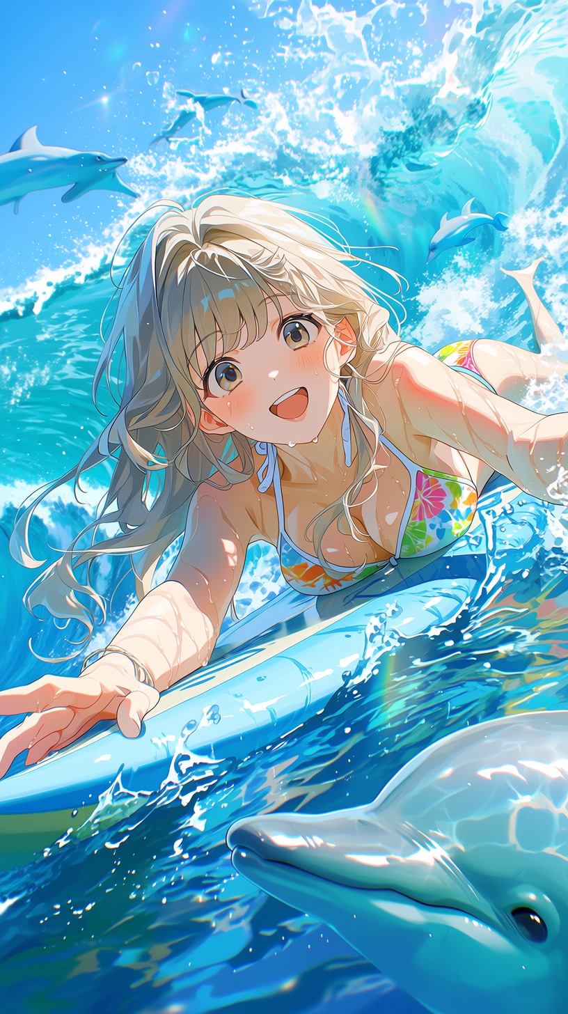 ドルフィンアタック✨ | の人気AIイラスト・グラビア