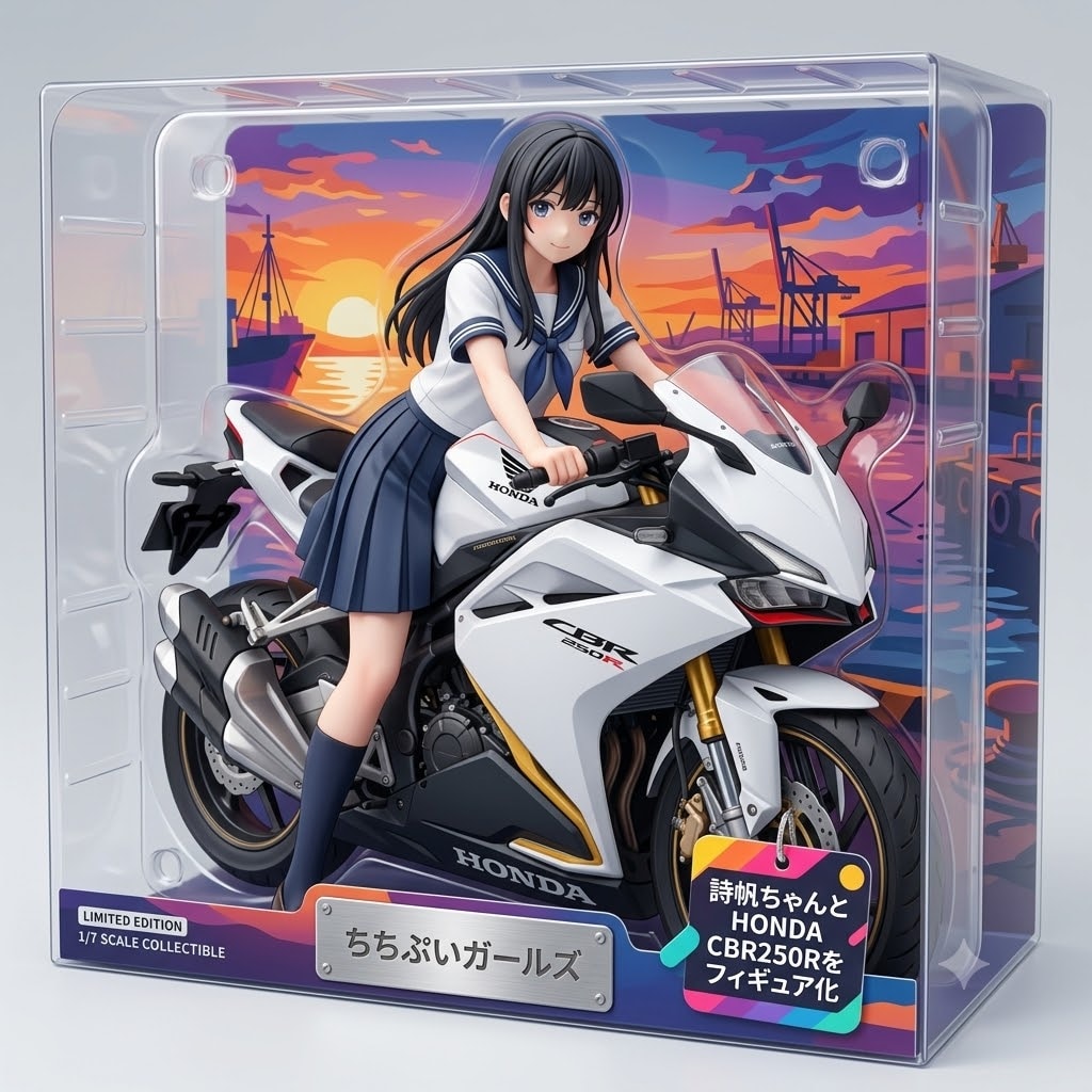 詩帆ちゃん HONDA CBR250Rフィギア化