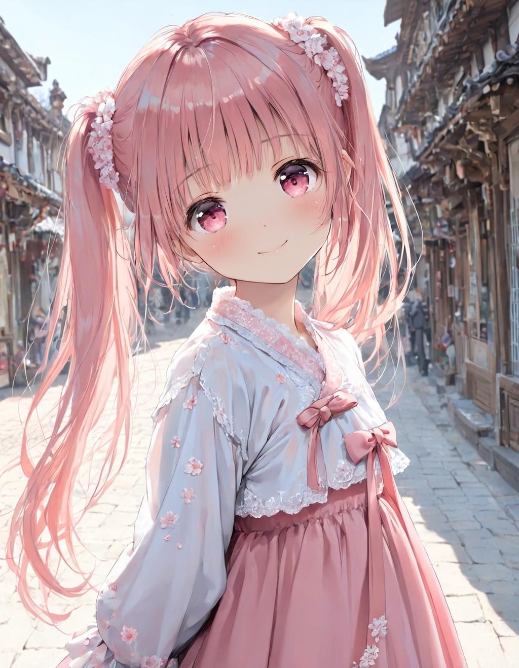 桜花ちゃんのフリフリ韓服