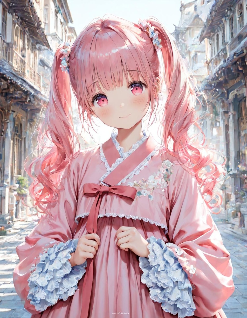 桜花ちゃんのフリフリ韓服