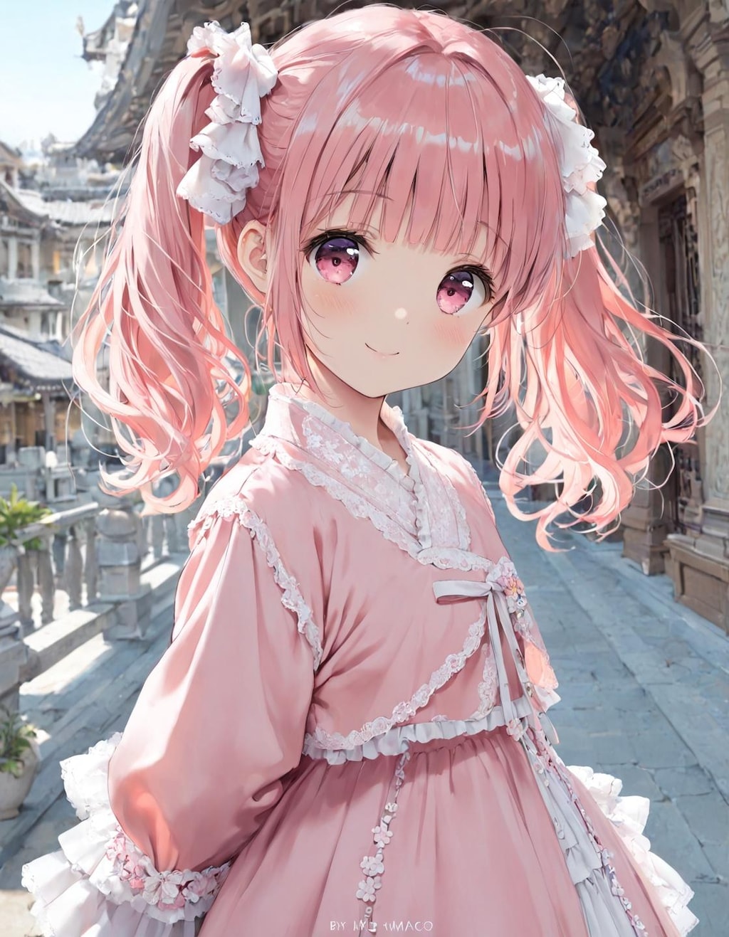 桜花ちゃんのフリフリ韓服