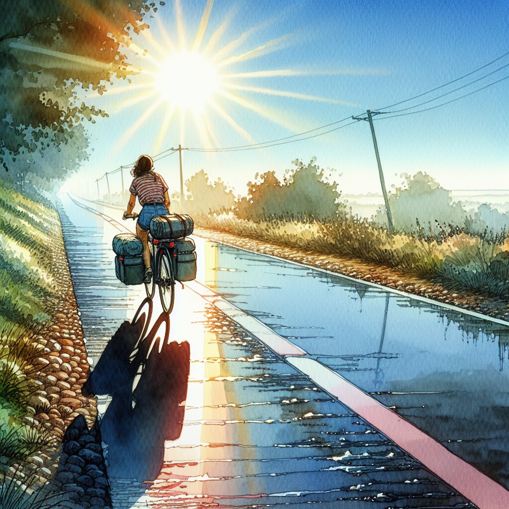 逃げ水を追いかけて