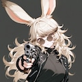 銃を構える兎娘 4枚目