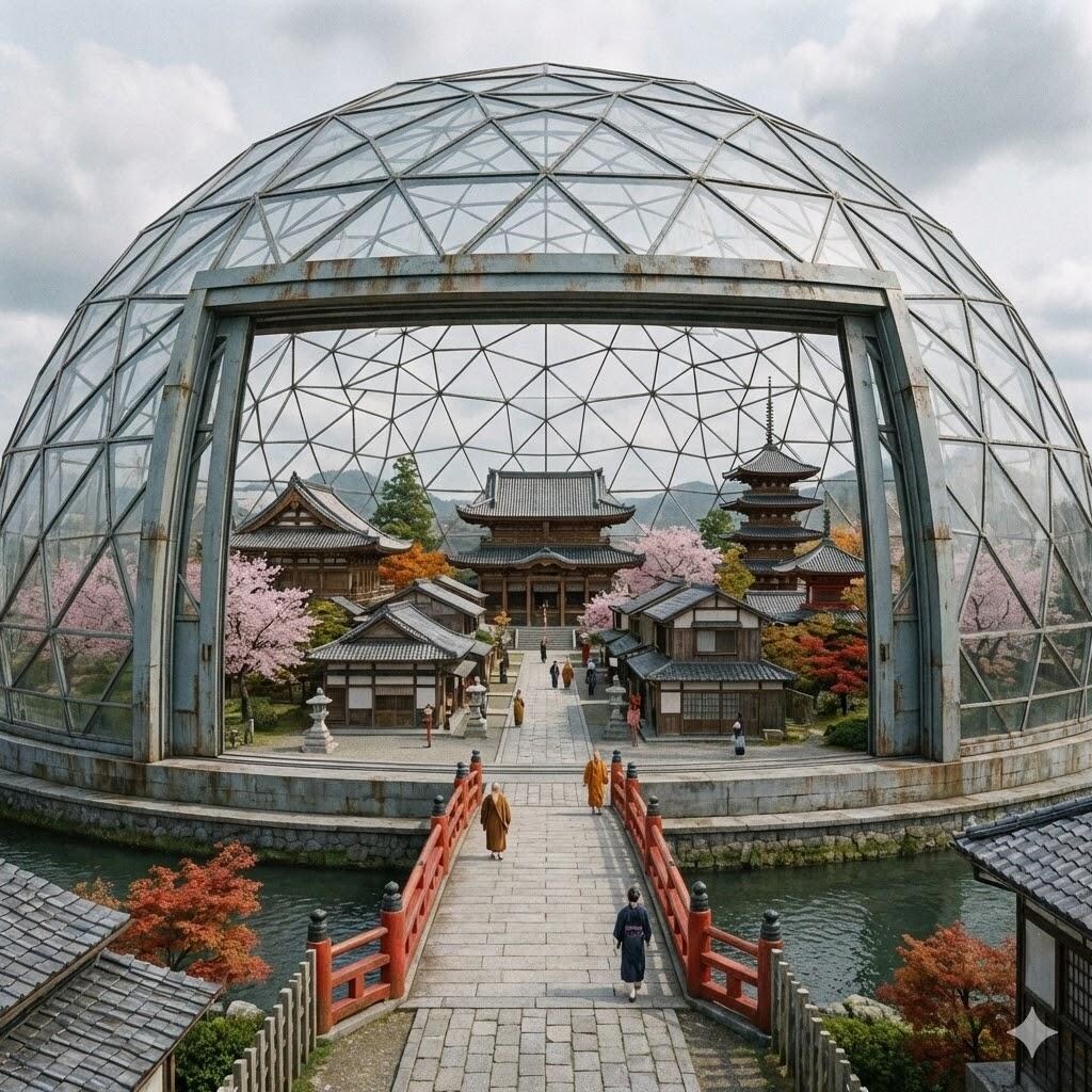 町の中のドーム