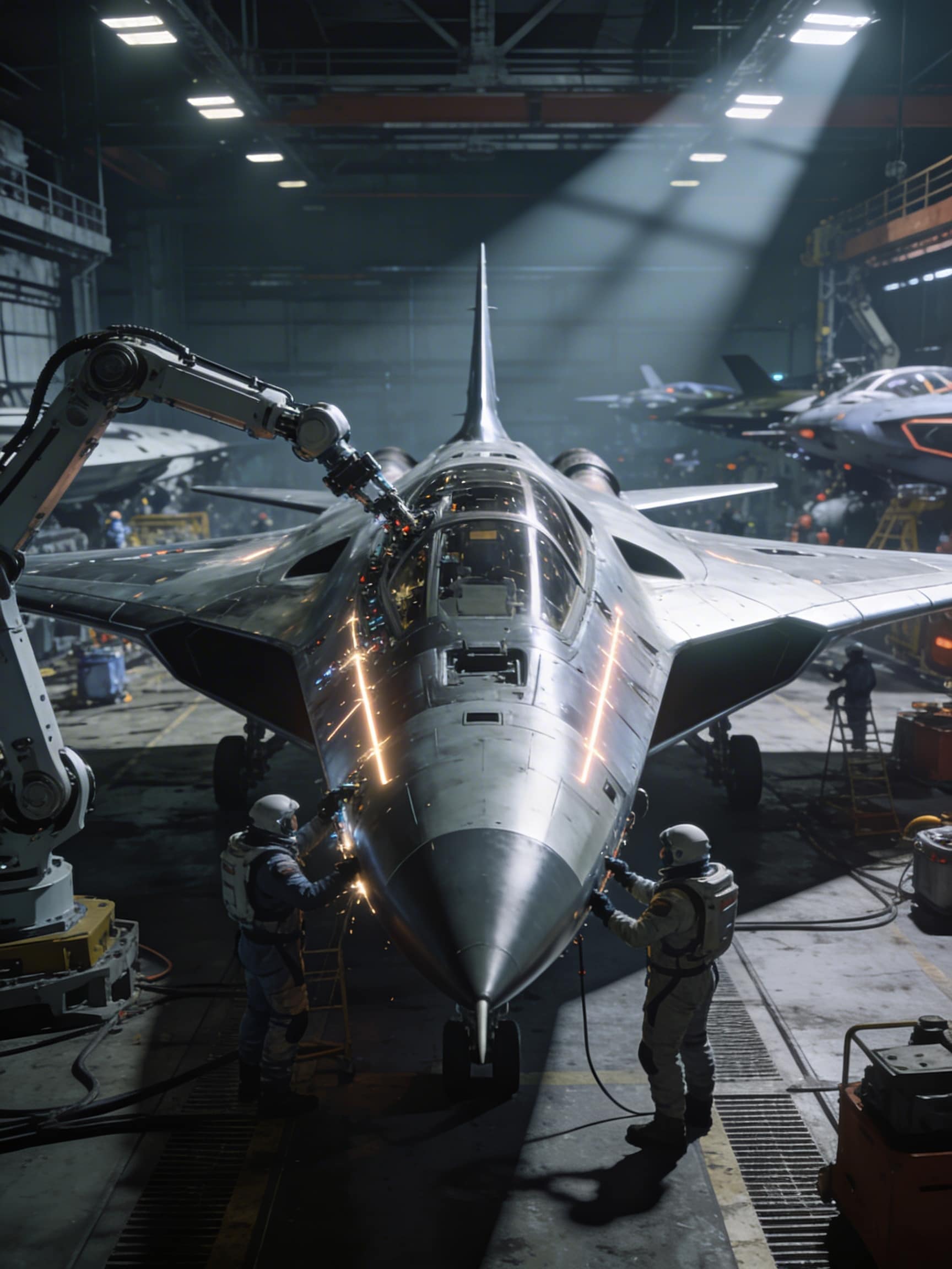 新型機の準備 | の人気AIイラスト・グラビア