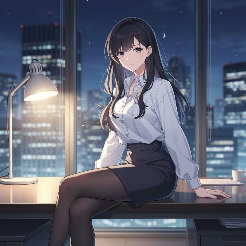 遅くまで、ご苦労様　by 新入社員