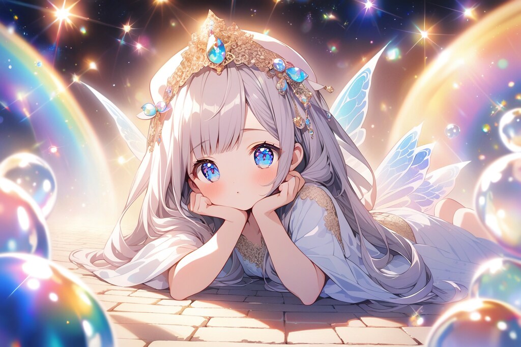 待ちくたびれる妖精さん