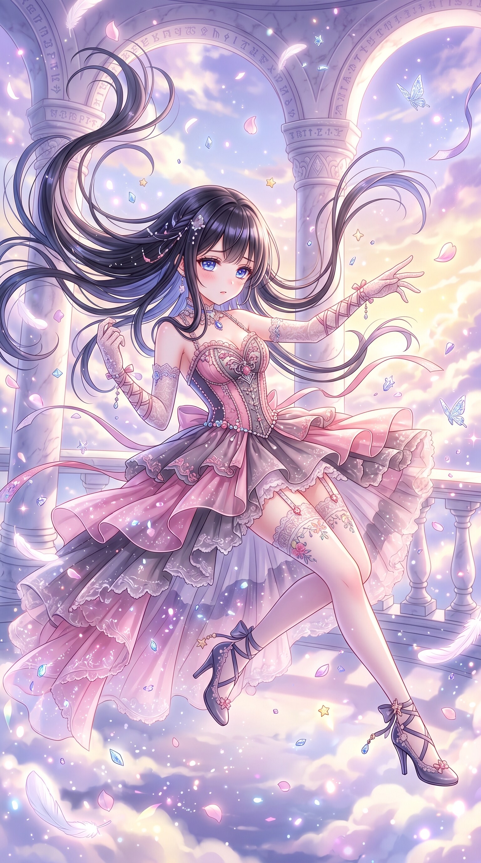 天空の舞姫幻想絵巻 | の人気AIイラスト・グラビア