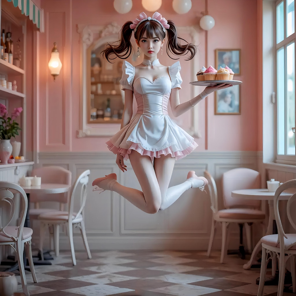 カフェスタッフの君はジャンプする！