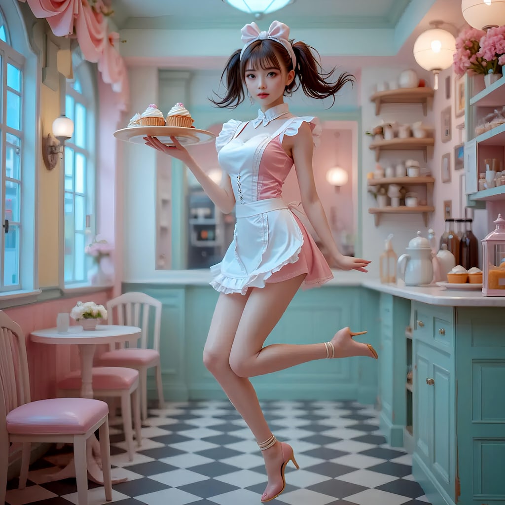 カフェスタッフの君はジャンプする！