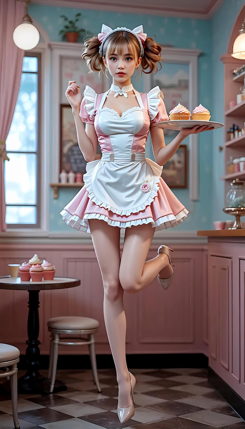 カフェスタッフの君はジャンプする！