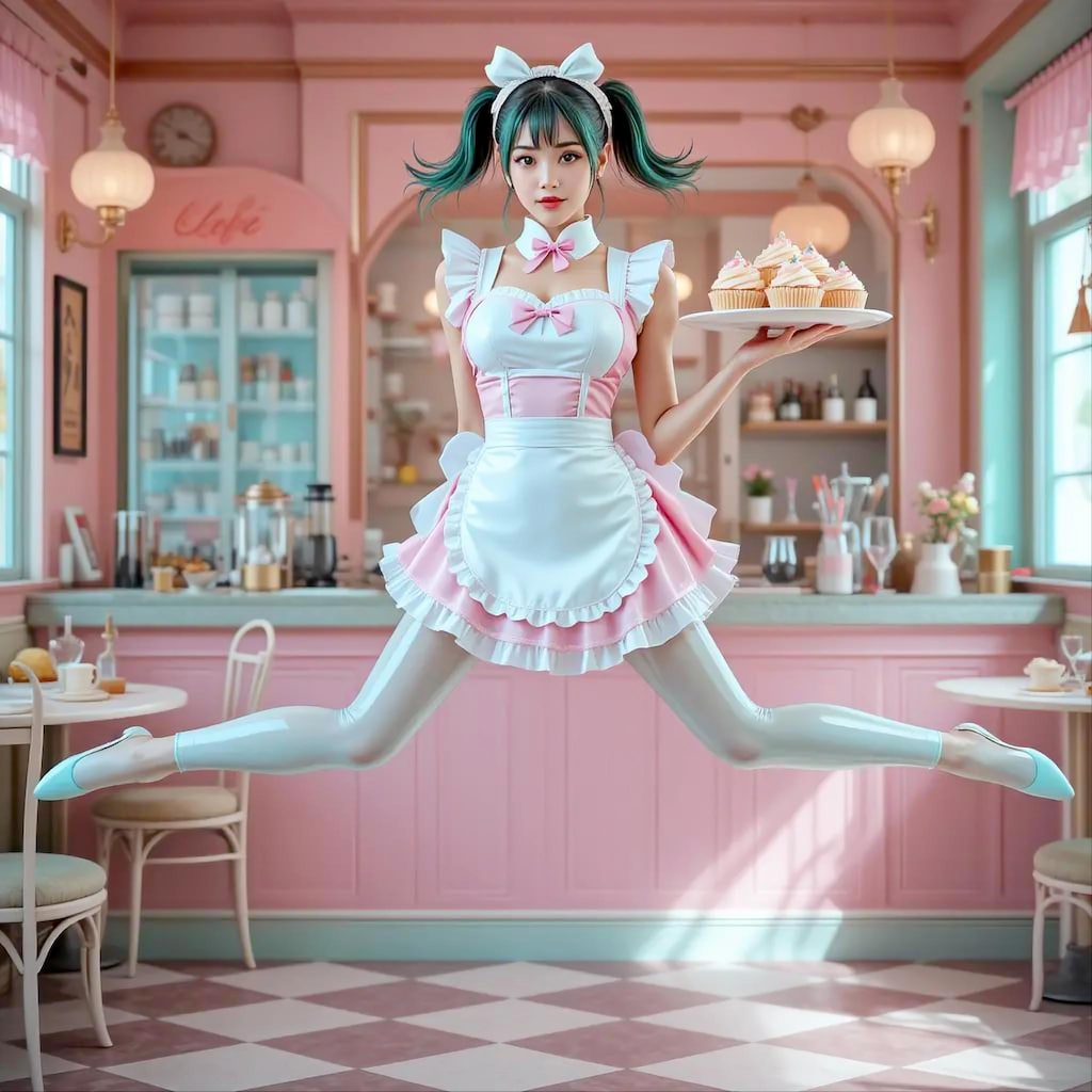 カフェスタッフの君はジャンプする！