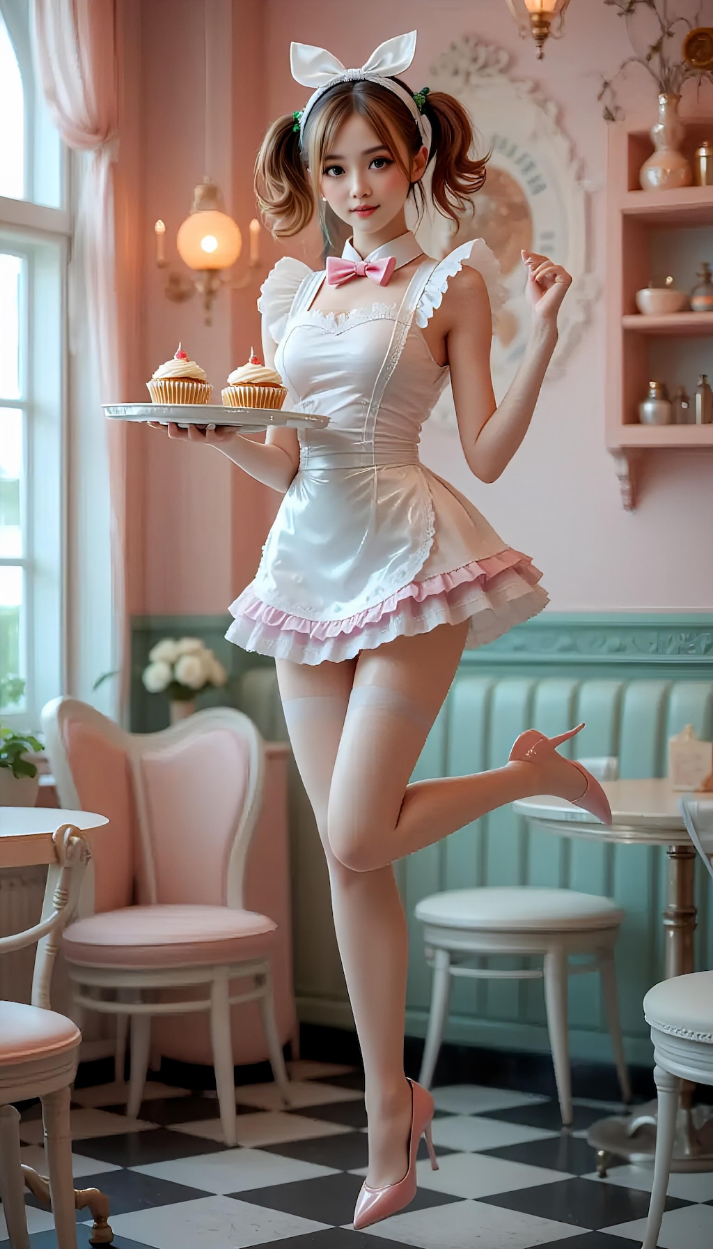 カフェスタッフの君はジャンプする！