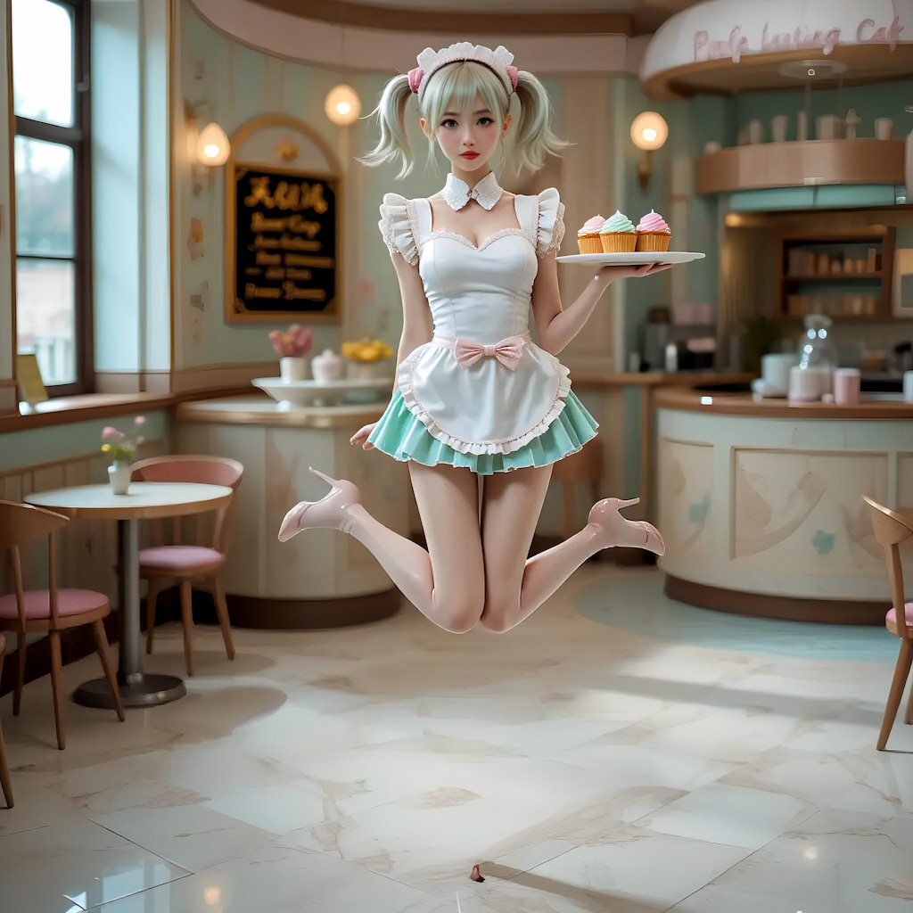 カフェスタッフの君はジャンプする！