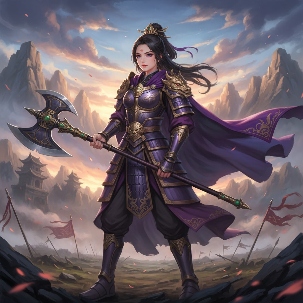 三国志女性武将風イラスト