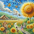 絵本「太陽の花」東南アジア版 2枚目
