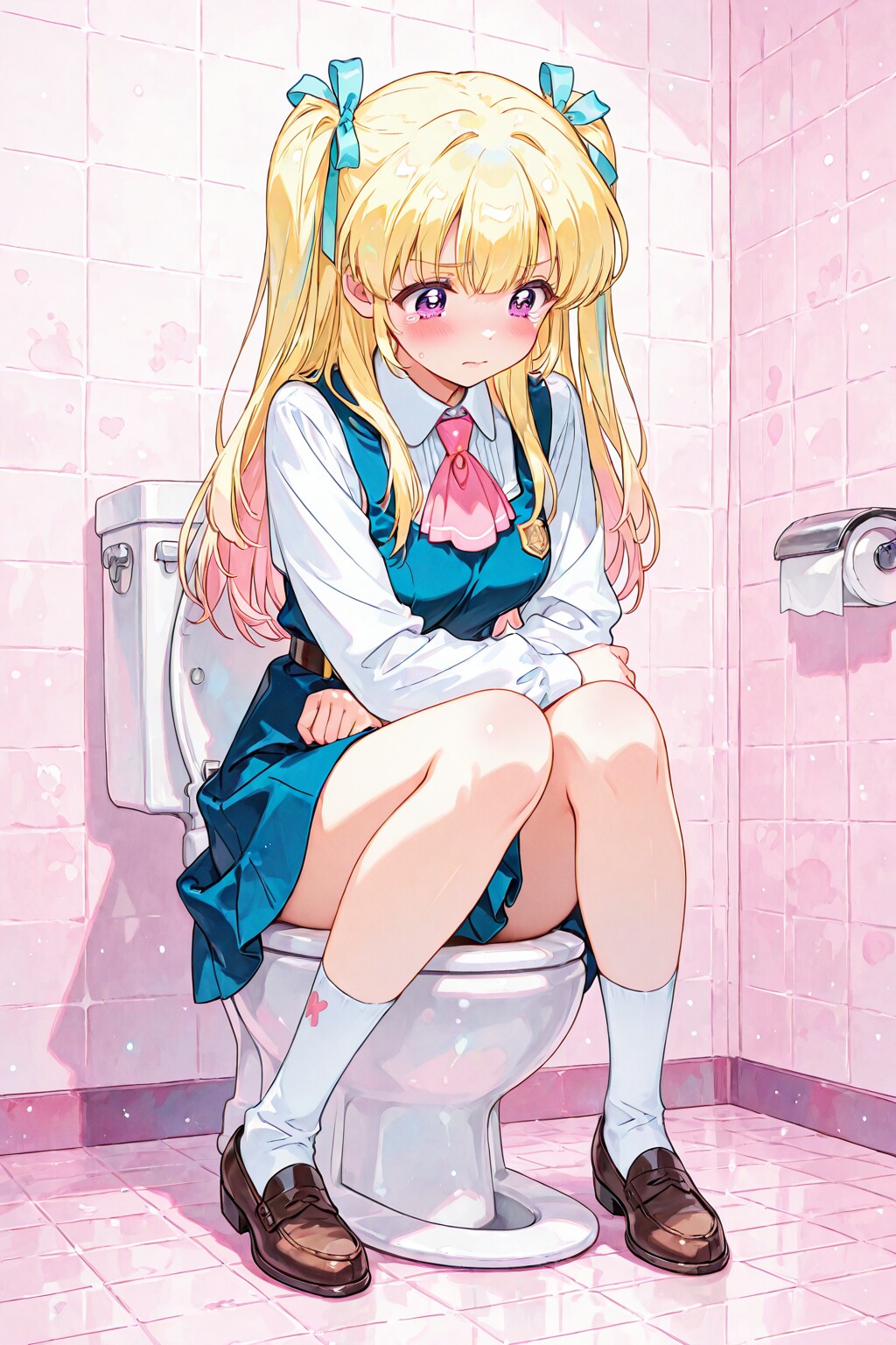 学校トイレの麻衣子ちゃん①