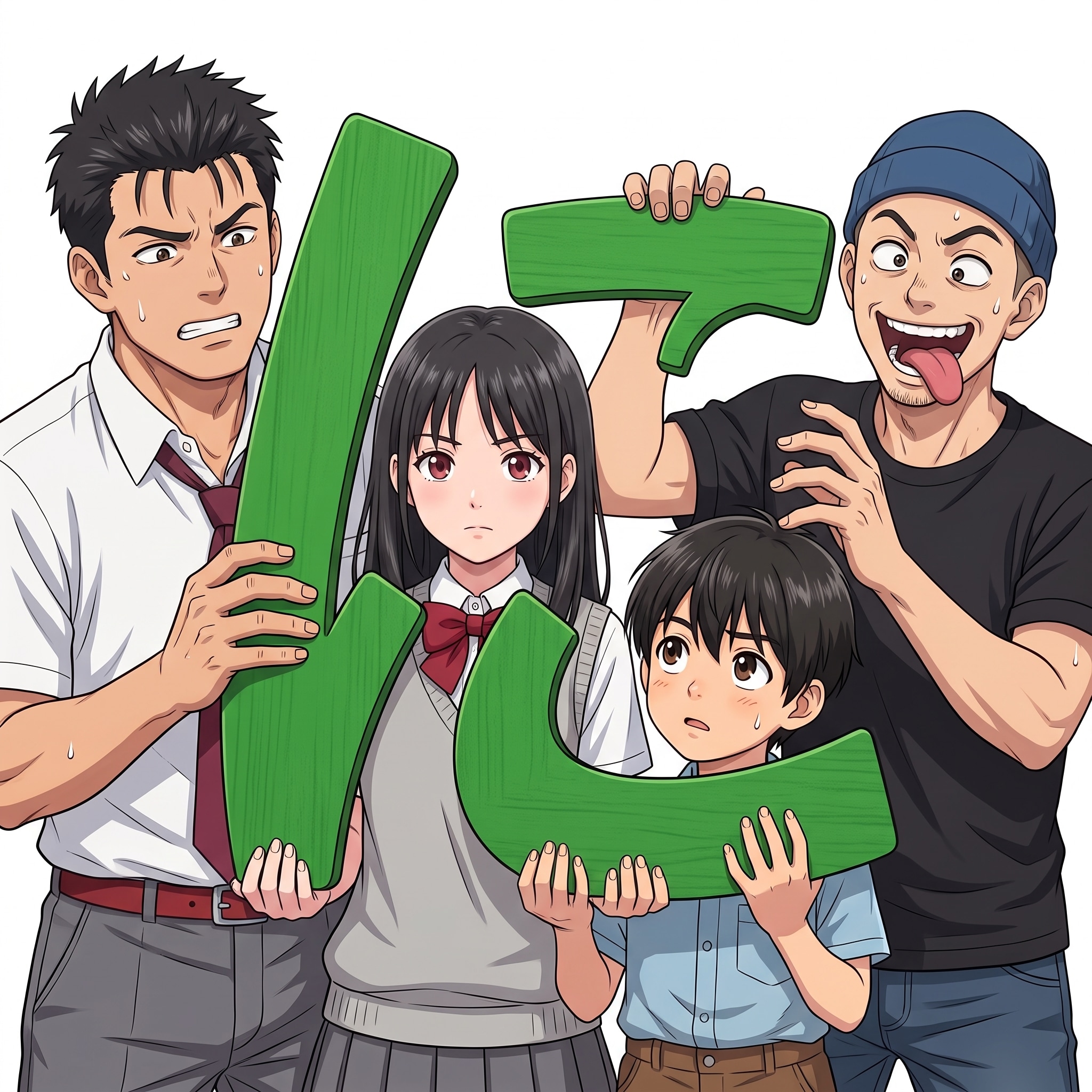 4人組 247 | の人気AIイラスト・グラビア