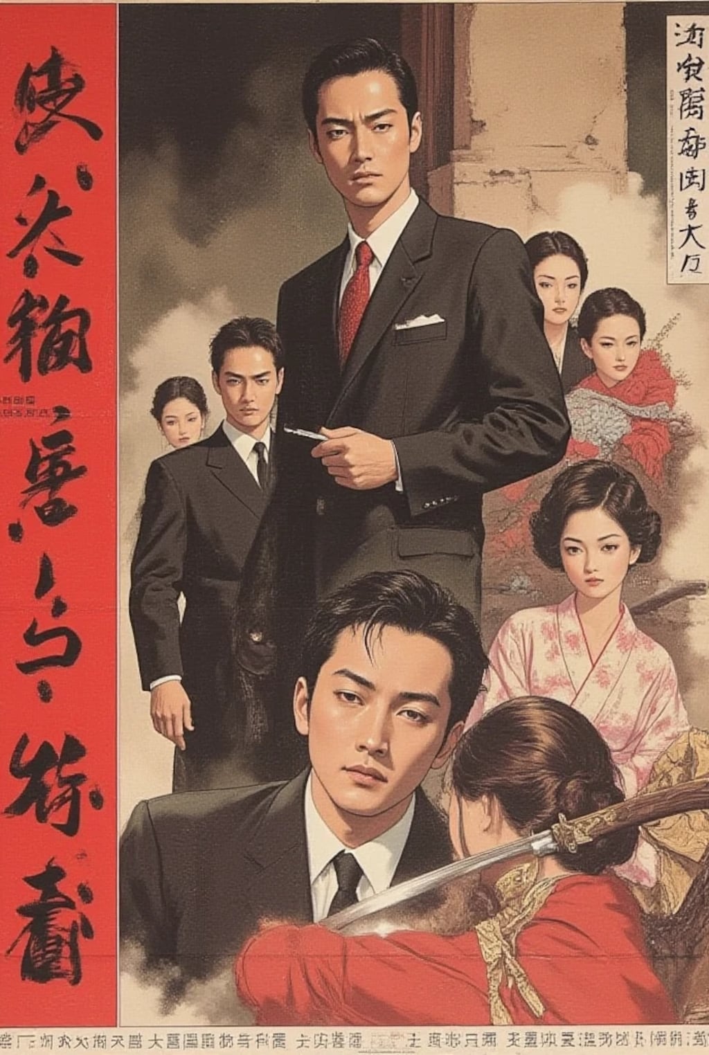 昭和的映画ポスター