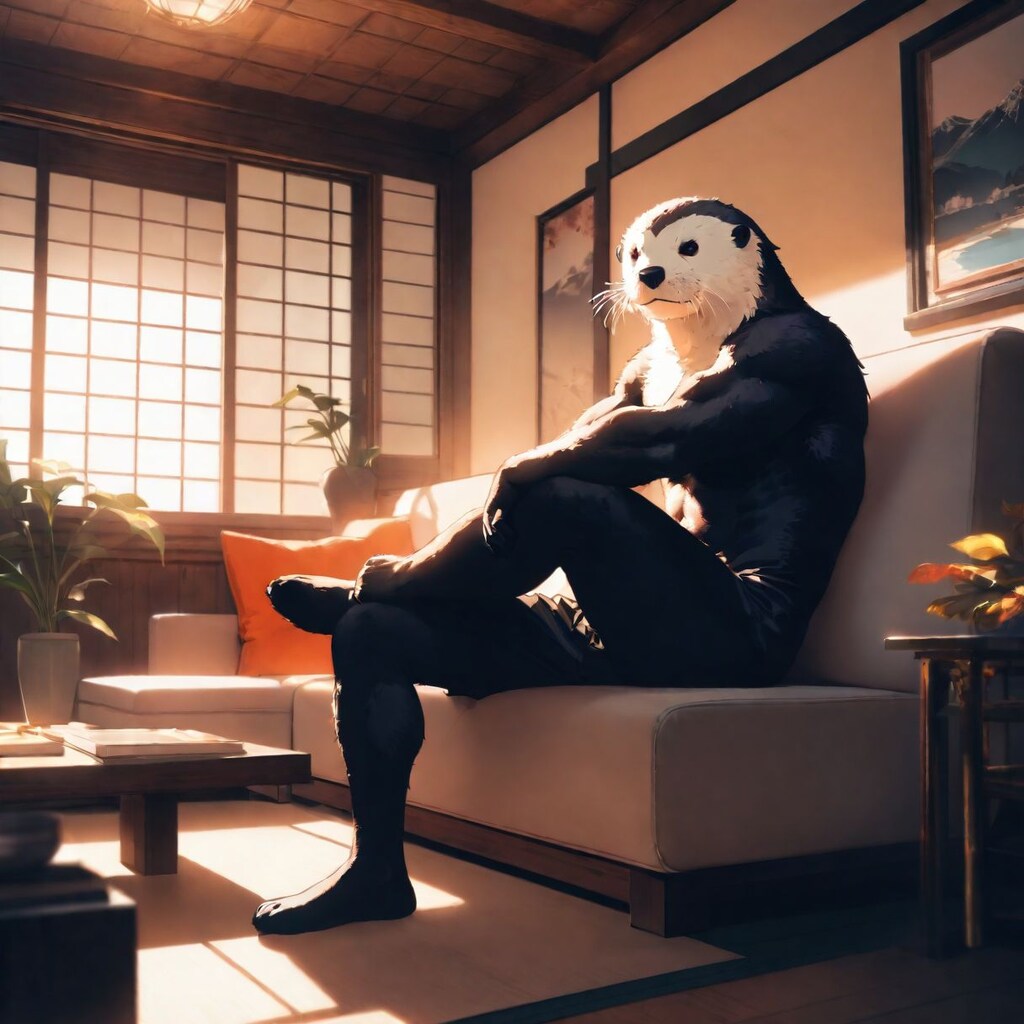 実家にいるラッコマン