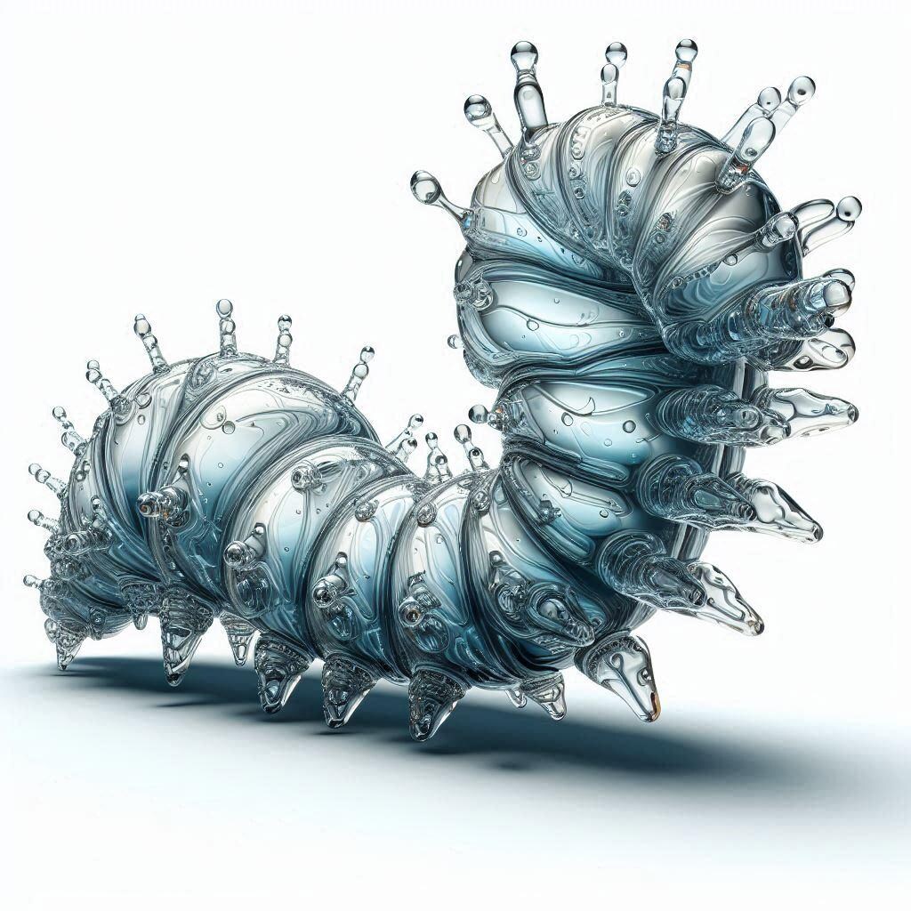 ガラスのオブジェ