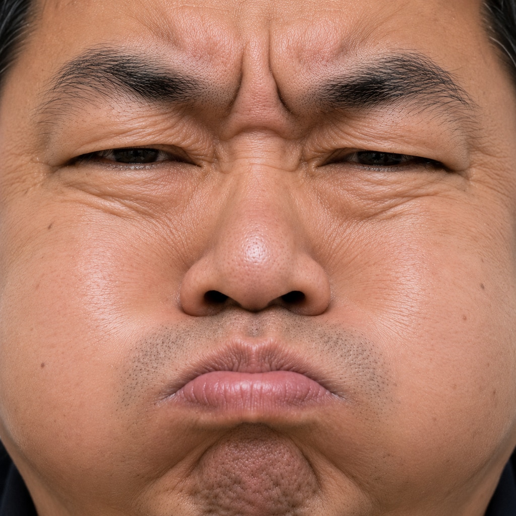 まだスネるおじさん