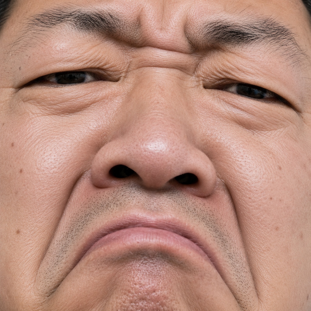 まだスネるおじさん