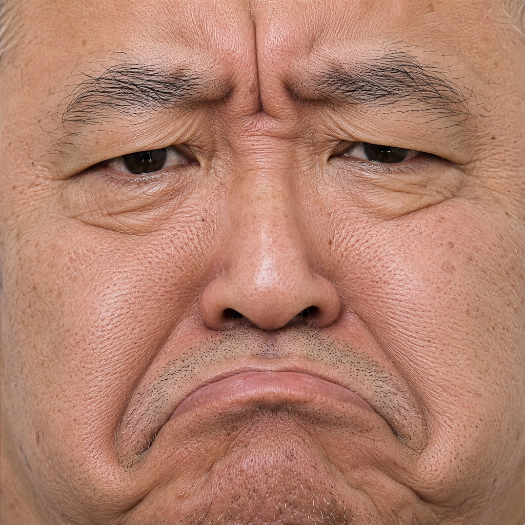 まだスネるおじさん