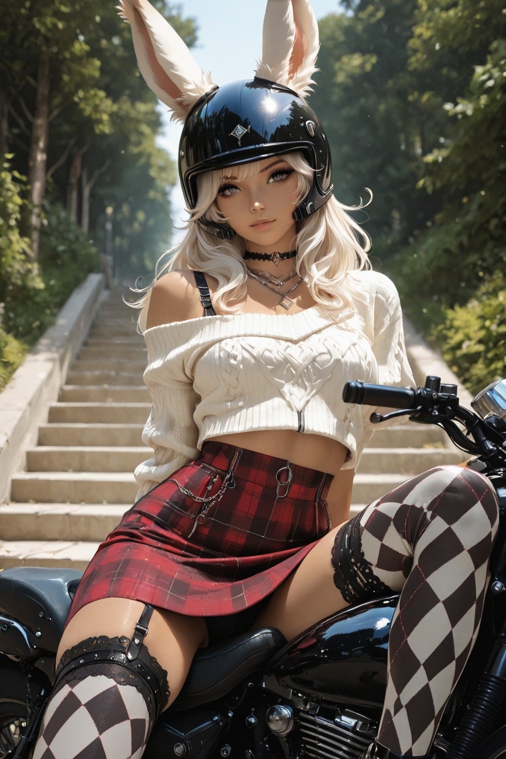 Beautiful Bunny Girl（美しい獣耳ガール【バイクと撮影篇】）