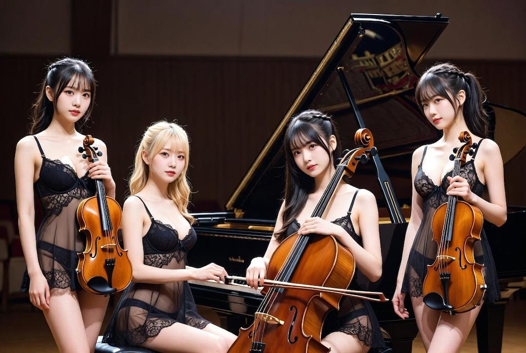 一夫多妻婚　音楽家２