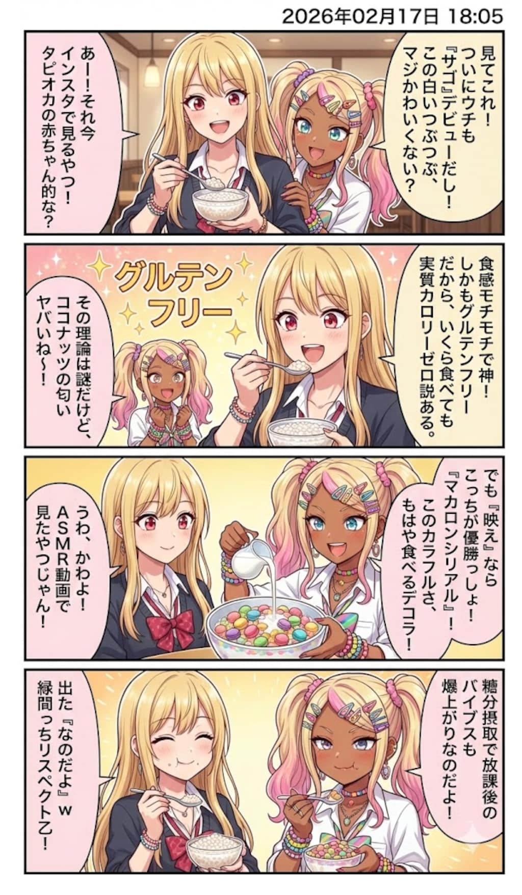 食べる宝石！？　毎日漫画18時