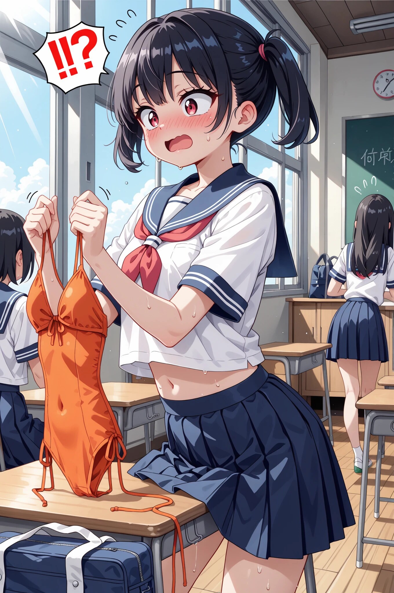水着間違えた！