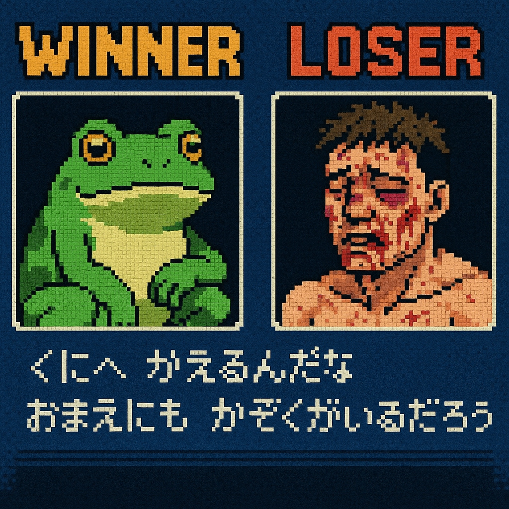 敗北者よ、くにへかえるんだな