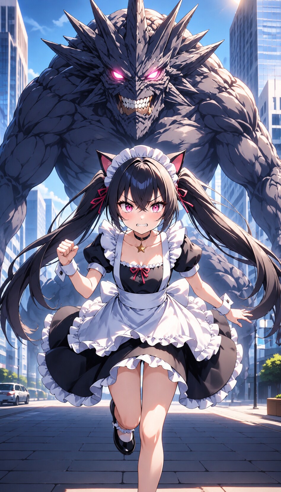 大怪獣から逃げろ! | の人気AIイラスト・グラビア