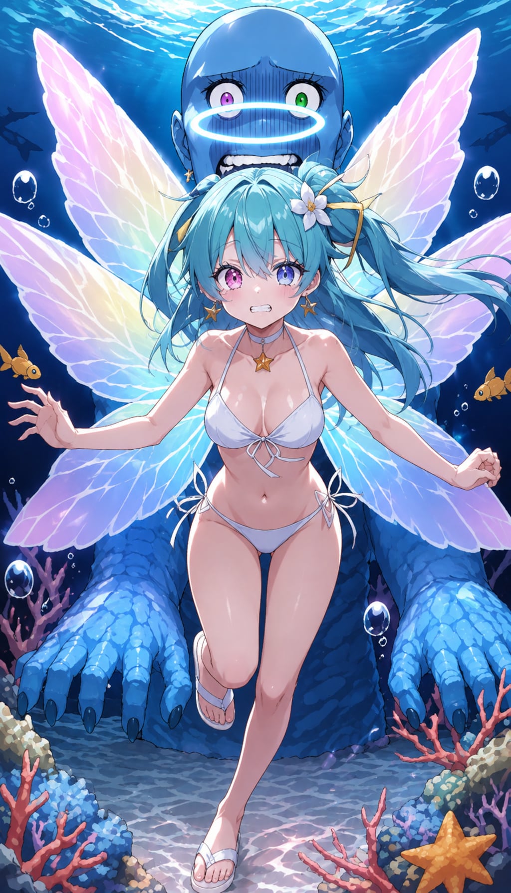 大怪獣から逃げろ!