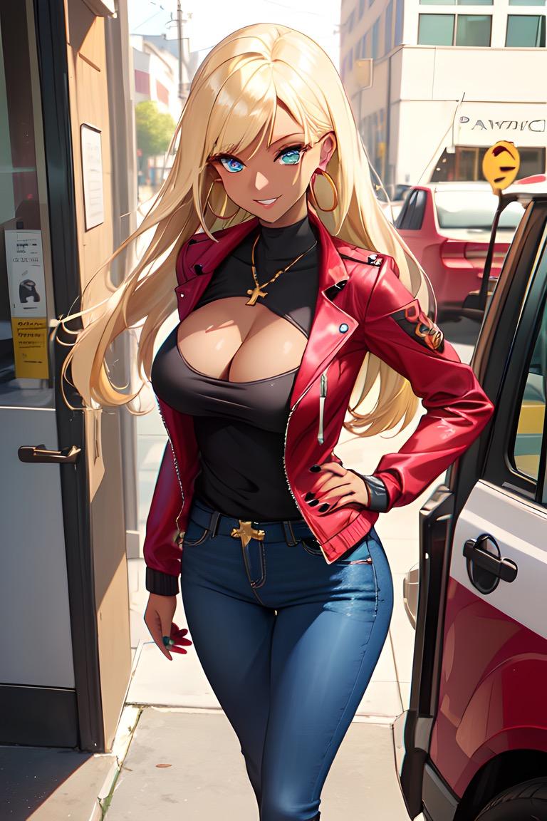 スタイリッシュな褐色ギャル25