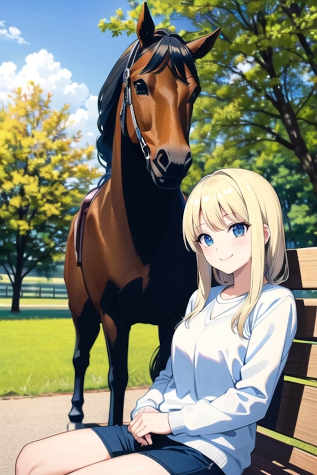 ウマがいる