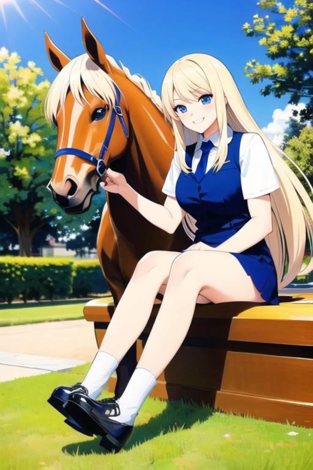 ウマがいる