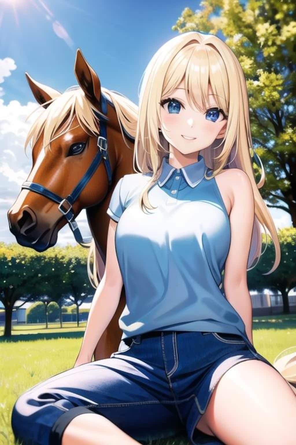 ウマがいる
