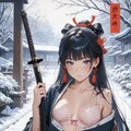 雪と刀 11枚目