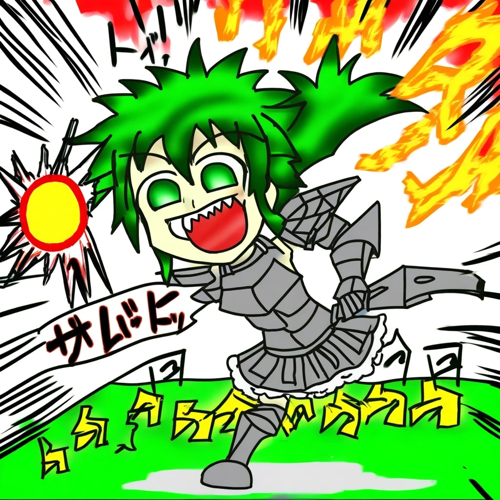 暑さでテンション爆上がり！ドラゴンバスターちゃん
